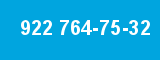 922 764-75-32